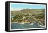 Aerial View of La Jolla, California-null-Framed Stretched Canvas