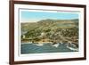 Aerial View of La Jolla, California-null-Framed Art Print