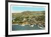 Aerial View of La Jolla, California-null-Framed Art Print