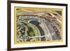 Aerial View of Laguardia Field-null-Framed Art Print