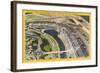 Aerial View of Laguardia Field-null-Framed Art Print