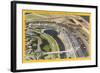 Aerial View of Laguardia Field-null-Framed Art Print