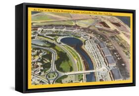 Aerial View of Laguardia Field-null-Framed Stretched Canvas