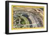 Aerial View of Laguardia Field-null-Framed Art Print