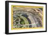 Aerial View of Laguardia Field-null-Framed Premium Giclee Print