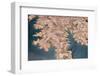 Aerial View of Lake Mead from Above, Usa, Nevada-Romrodphoto-Framed Photographic Print