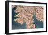 Aerial View of Lake Mead from Above, Usa, Nevada-Romrodphoto-Framed Photographic Print