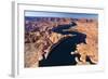 Aerial View of Lake Powell, Near Page, Arizona and the Utah Border, USA, February 2015-Juan Carlos Munoz-Framed Photographic Print