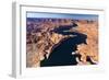 Aerial View of Lake Powell, Near Page, Arizona and the Utah Border, USA, February 2015-Juan Carlos Munoz-Framed Photographic Print