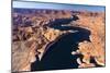 Aerial View of Lake Powell, Near Page, Arizona and the Utah Border, USA, February 2015-Juan Carlos Munoz-Mounted Photographic Print