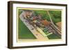 Aerial View of Lambert Air Field - St. Louis, MO-Lantern Press-Framed Art Print