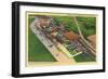 Aerial View of Lambert Air Field - St. Louis, MO-Lantern Press-Framed Art Print