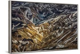Aerial View of Landmannalaugar, Central Highlands, Iceland-Arctic-Images-Framed Photographic Print