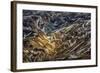 Aerial View of Landmannalaugar, Central Highlands, Iceland-Arctic-Images-Framed Photographic Print