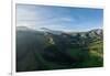 Aerial view of landscape, Zuleta, Imbabura, Ecuador, South America-Ben Pipe-Framed Photographic Print