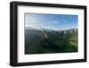 Aerial view of landscape, Zuleta, Imbabura, Ecuador, South America-Ben Pipe-Framed Photographic Print