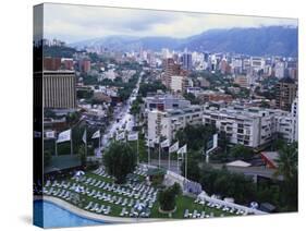 Aerial View of Las Mercedes, Caracas, Venezuela-Adina Tovy-Stretched Canvas