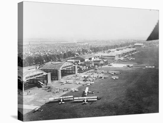 Aerial View of Le Bourget Flying Field-null-Stretched Canvas