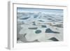 Aerial View of Lencois Maranhenses National Park in Maranhao State, Brazil-Alex Saberi-Framed Photographic Print