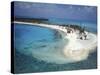 Aerial View of Lighthouse Reef, Belize-Greg Johnston-Stretched Canvas