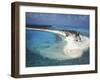 Aerial View of Lighthouse Reef, Belize-Greg Johnston-Framed Photographic Print