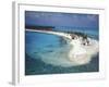 Aerial View of Lighthouse Reef, Belize-Greg Johnston-Framed Photographic Print