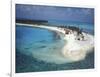 Aerial View of Lighthouse Reef, Belize-Greg Johnston-Framed Photographic Print