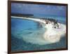 Aerial View of Lighthouse Reef, Belize-Greg Johnston-Framed Photographic Print