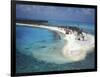 Aerial View of Lighthouse Reef, Belize-Greg Johnston-Framed Photographic Print