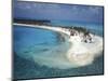 Aerial View of Lighthouse Reef, Belize-Greg Johnston-Mounted Photographic Print