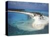Aerial View of Lighthouse Reef, Belize-Greg Johnston-Stretched Canvas