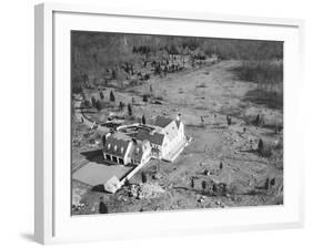 Aerial View of Lindbergh Home-null-Framed Photographic Print