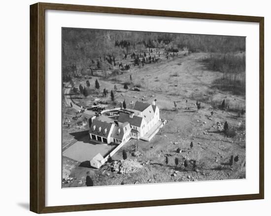 Aerial View of Lindbergh Home-null-Framed Photographic Print