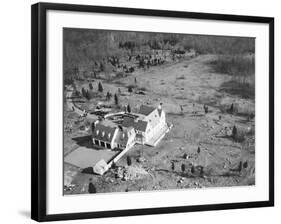 Aerial View of Lindbergh Home-null-Framed Photographic Print