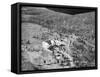 Aerial View of Lindbergh Home-Bettmann-Framed Stretched Canvas