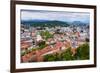Aerial View of Ljubljana City, Seen from Ljubljana Castle, Slovenia, Europe-Matthew Williams-Ellis-Framed Photographic Print