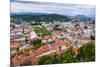 Aerial View of Ljubljana City, Seen from Ljubljana Castle, Slovenia, Europe-Matthew Williams-Ellis-Mounted Photographic Print