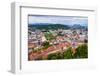 Aerial View of Ljubljana City, Seen from Ljubljana Castle, Slovenia, Europe-Matthew Williams-Ellis-Framed Photographic Print