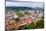 Aerial View of Ljubljana City, Seen from Ljubljana Castle, Slovenia, Europe-Matthew Williams-Ellis-Mounted Photographic Print