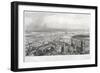 Aerial View of London, 1850-A Appert-Framed Giclee Print