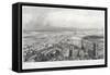Aerial View of London, 1850-A Appert-Framed Stretched Canvas