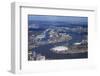 Aerial View of London City Airport and O2 Arena, London, England, United Kingdom, Europe-Peter Barritt-Framed Photographic Print