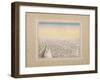 Aerial View of London Framed in a Decorative Border, C1845-Kronheim & Co-Framed Giclee Print