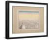 Aerial View of London Framed in a Decorative Border, C1845-Kronheim & Co-Framed Giclee Print