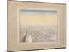 Aerial View of London Framed in a Decorative Border, C1845-Kronheim & Co-Mounted Giclee Print