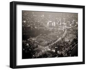 Aerial View of London, November 1964-null-Framed Premium Photographic Print