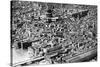 Aerial View of London, Showing St Paul's Cathedral, 1926-null-Stretched Canvas