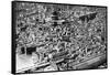 Aerial View of London, Showing St Paul's Cathedral, 1926-null-Framed Stretched Canvas