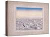 Aerial View of London with Decorative Border, C1845-Kronheim & Co-Stretched Canvas