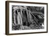 Aerial View of Long Lake Dam - Spokane, WA-Lantern Press-Framed Art Print